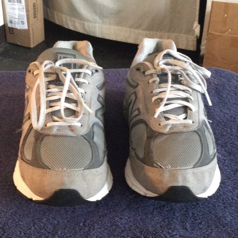Men's Gray Athletic Sneakers - Comfortable Everyday Running Shoes